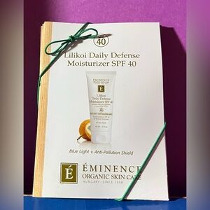 ÉMINENCE ORGANIC SKIN CARE - Lilikoi Daily Defense Moisturizer SPF 40 (singles)